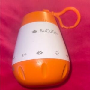 Aucutee Orange and White Portable Sound Machine